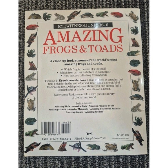 Amazing Frogs and Toads by Barry Clarke and Dorling Kindersley Publishing Staff - Picture 2 of 4